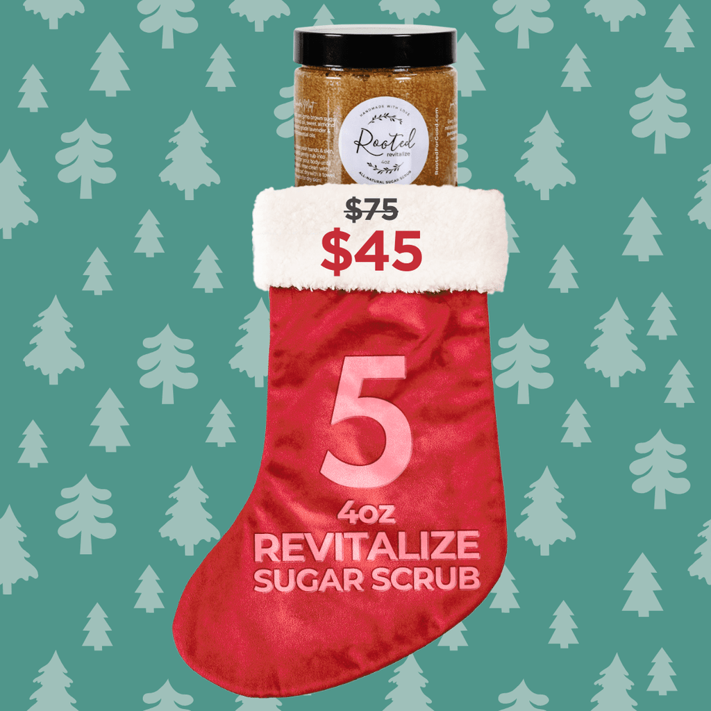 Revitalize Sugar Scrub Stocking Stuffers Scrubs Rooted For Good 